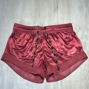 Nike Women's Shiny Red Athletic Shorts